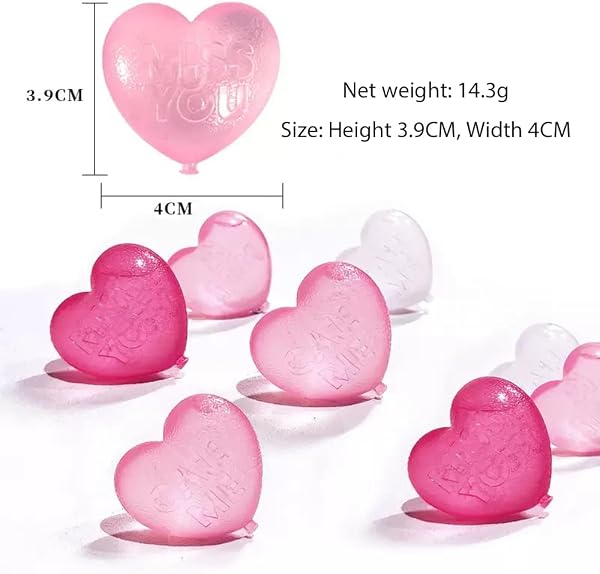 15 Cubetti Ghiaccio a Cuore Riutilizzabili - per Matrimoni e San Valentino, Design Romantico con Congelamento Istantaneo (Regalo Coppia) - 2