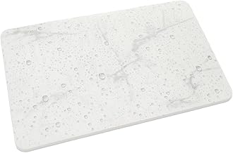 Acomoda Textil Diatomite Stone Bath Mat 40 x 60 cm Non-Slip Mat Quick Drying and High Absorption Practical Hygienic and Functional for Home (Aqua)