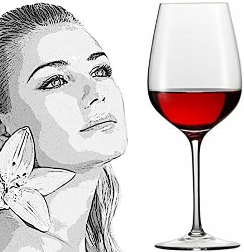 Eisch Superior Sensis Plus 600ml Red Wine Glass in Gift Tube, Set of 4 Crystal Glass Made in Germany. Thin and breakage