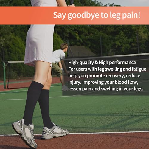 Image of bropite Compression Socks for Women &Men Circulation-Support Knee High Socks 20-30 mmhg-Best for Running,Medical,Nurse,Travel
