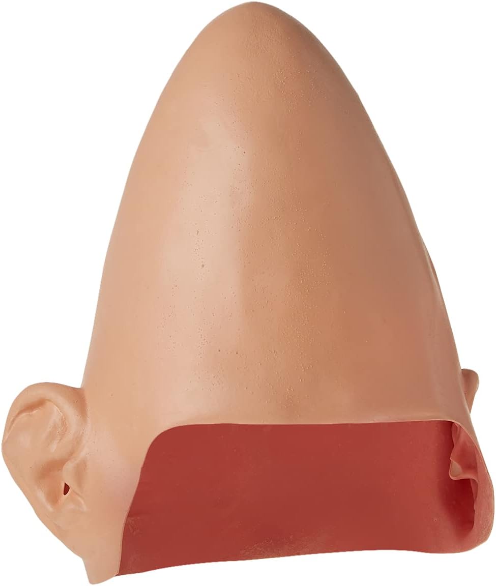Costume Egg Head Conical Alien Skull Cap