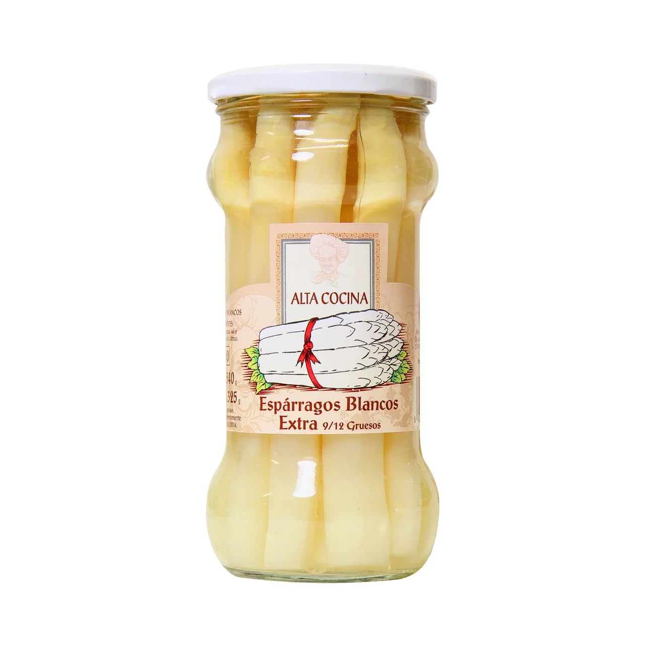 ALTA COCINA Weißer Spargel 9/12 Stück 325 g Glas 2er Pack
