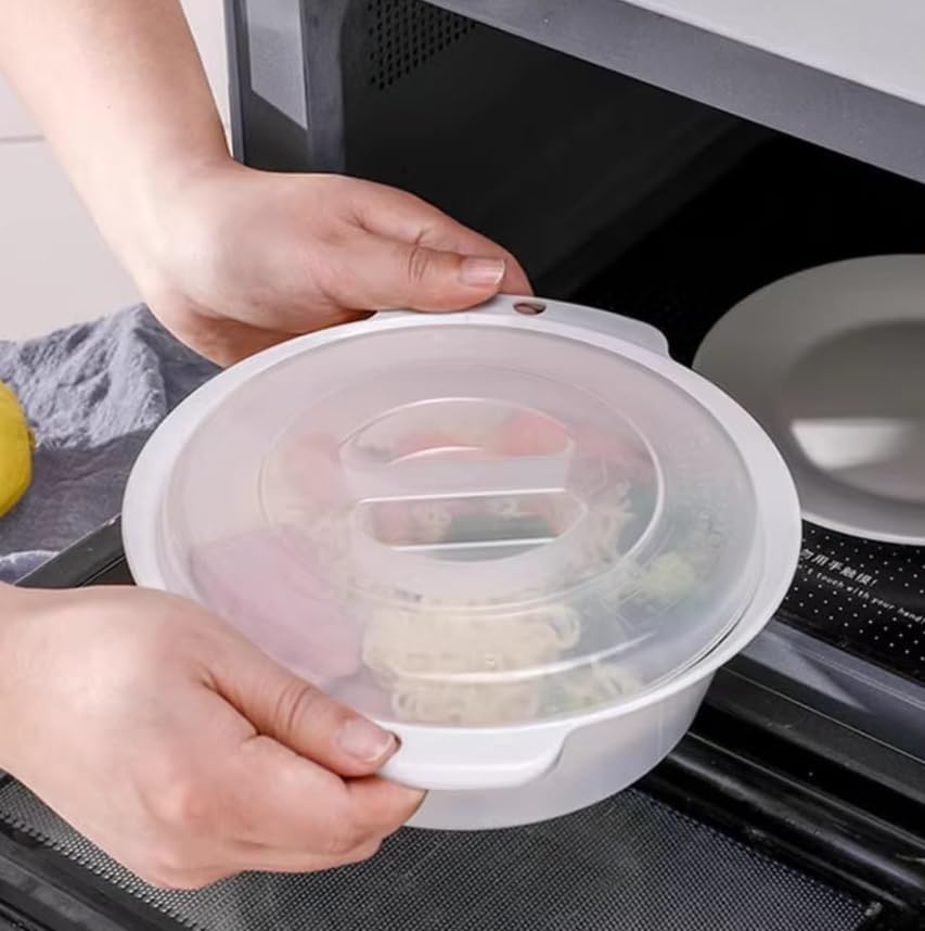 ヌードルメーカー インスタントラーメン レンジ ラーメンメーカー 袋麺 レンジ 【日本製】/ 鍋・丼いらず 電子レンジ調理器 ラーメン 野菜も一緒に 後片付けも簡単・ラクラク【電子レンジでラーメンが作れる】 時短料理 調理器 一人暮らし