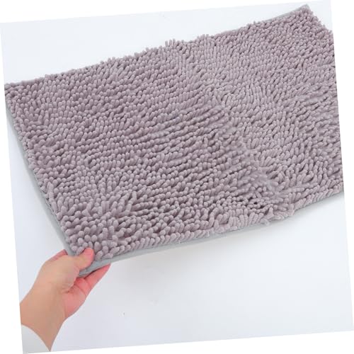 Tapis de bain chenille super absorbant et lavable en machine Abaodam - 5