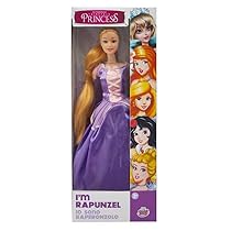 Grandi Giochi GG03003 Princess Raperonzolo Bambola, 30 Cm