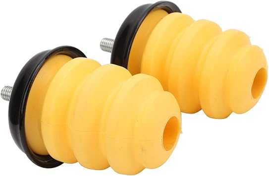 Rear Frame Bump Stop Rubber High Shock Absorption Suspension Protection for Pickup Trucks OEM Style Direct Replacement Black 2 Piece