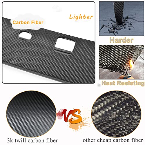 Mcarcar Kit G37 Carbon Fiber Trunk Spoiler For Infiniti G35 G25 G37 Q40 2007-2015 Sedan 4 Door Cf Rear Boot Lid Duckbill Highkick Spoiler Wing Lip Factory Outlet (With Circular & Square Holes) #TOP3