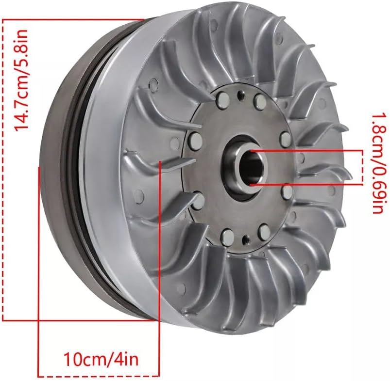 Car Styling Secondary Clutch CVT Driven for HiSun for UTV 250 HS for Massimo for Bennche for Strike for Sector Parts