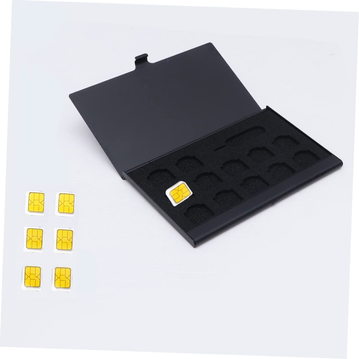 sim karten aufbewahrung Artibetter 2 STK SIM-Organizer auflageboxen aufbewahren Box karteikarten Halter etuis Speicherkarten für Kameras -Kartenhalter handyhalterung Mivolis Pillendose aus Edelstahl. Home > Kitchen > Kitchen storage > Food storage > Storage tins Farbe:Neon-Grün