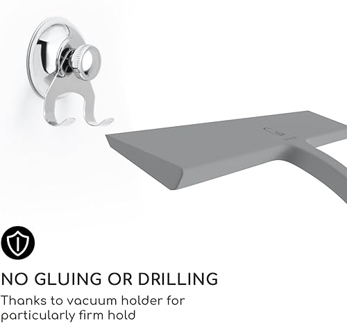 Vista 74 de GÜTEWERK Escobilla de ducha para puertas de vidrio, escobilla de silicona para ventanas, baño y limpieza de vidrio, color negro, 9 pulgadas