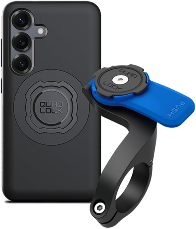 Quad Lock Out Front PRO Bike Phone Holder Kit with MAG Phone Case for Samsung Galaxy S25