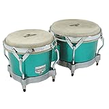 congas lp matador raul rekow Aros Traditional LP Matador - Bongos con fibra de vidrio, color brillo verde, 7 1/4\" y 8 5/8\"