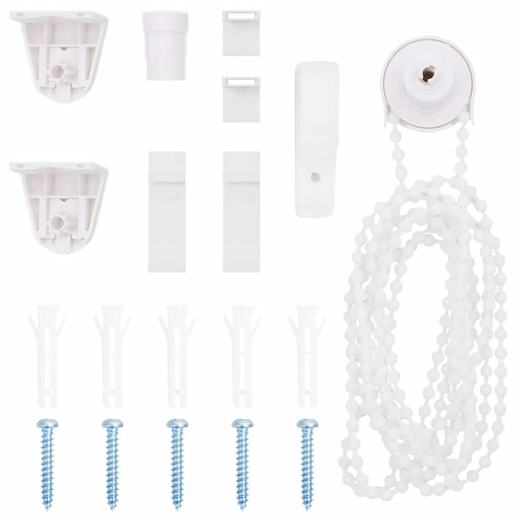 vidaXL 19 Piece Roller Blind Fittings 18 mm, roller blind bracket, roller blind fitting, replacement roller blind fitting, fitting for roller blind