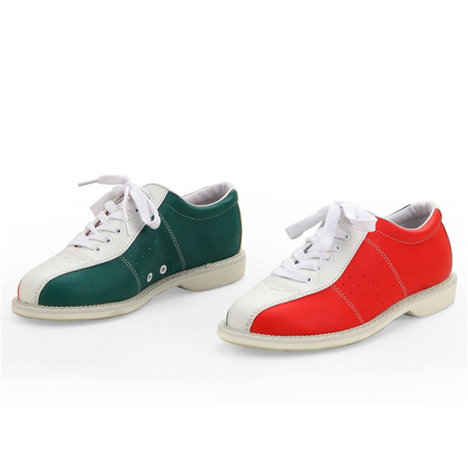 Chaussures De Bowling Hommes Femmes Cuir Chaussures De Bowling Légères Amortissement Résistant À l'usure