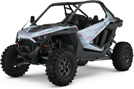Camo Wraps | Large Classic Cotton Candy Camouflage UTV Wrap, Premium Vinyl for Side-by-Sides | 47in x 144in