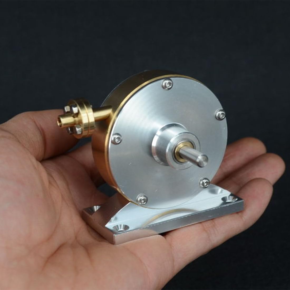 Mini Dampfturbinen Modell, Hochgeschwindigkeits Turbinenmotor mit 40.000 U/min, DIY Metallmotoren Sammeln für Enthusiasten
