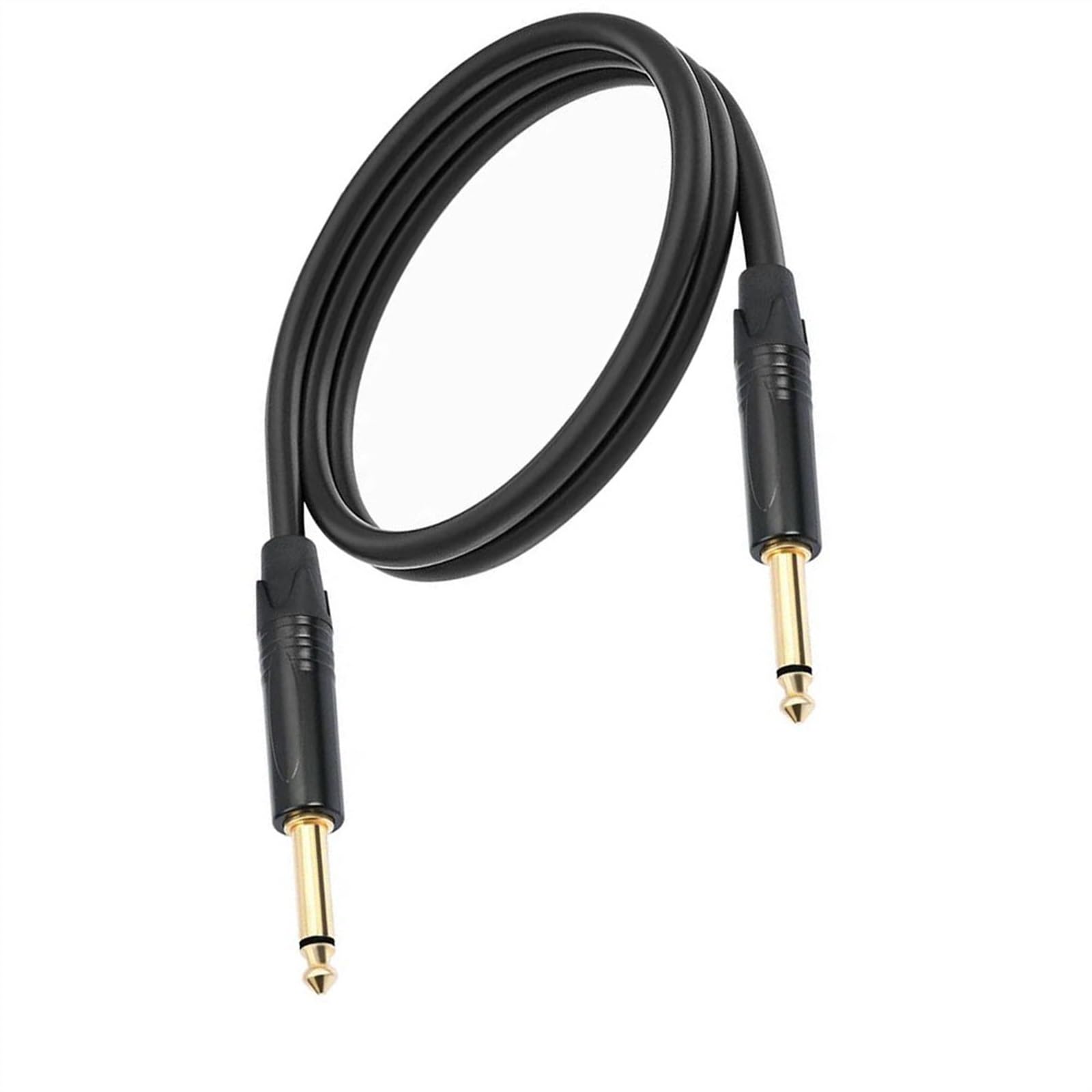 cable de audio de guitarra Cable De Instrumento De Guitarra Trenzado De Nailon De 1/4 De Pulgada A 1/4 De Pulgada Con Conector TS Cable De Mono Línea De Interconexión De Un Cuarto De Pulgada Y 6,35 Mm
