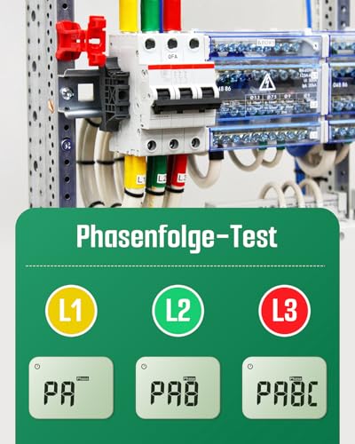TESMEN TMM-569A Digital Multimeter TRMS 4000 Counts Ohmmeter Auto-Ranging Spannungsprüfer mit NCV...