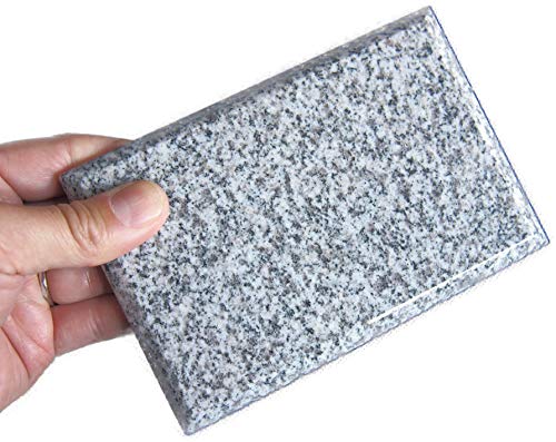 Amazon.co.jp: 石板 御影石の置き石 プレート皿 石の飾り台 長方形