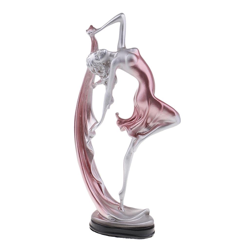 TISHITA Estatuilla de de Estilo Europeo, Adornos para El Hogar, Artesanía de Resina, Rosado, Individual