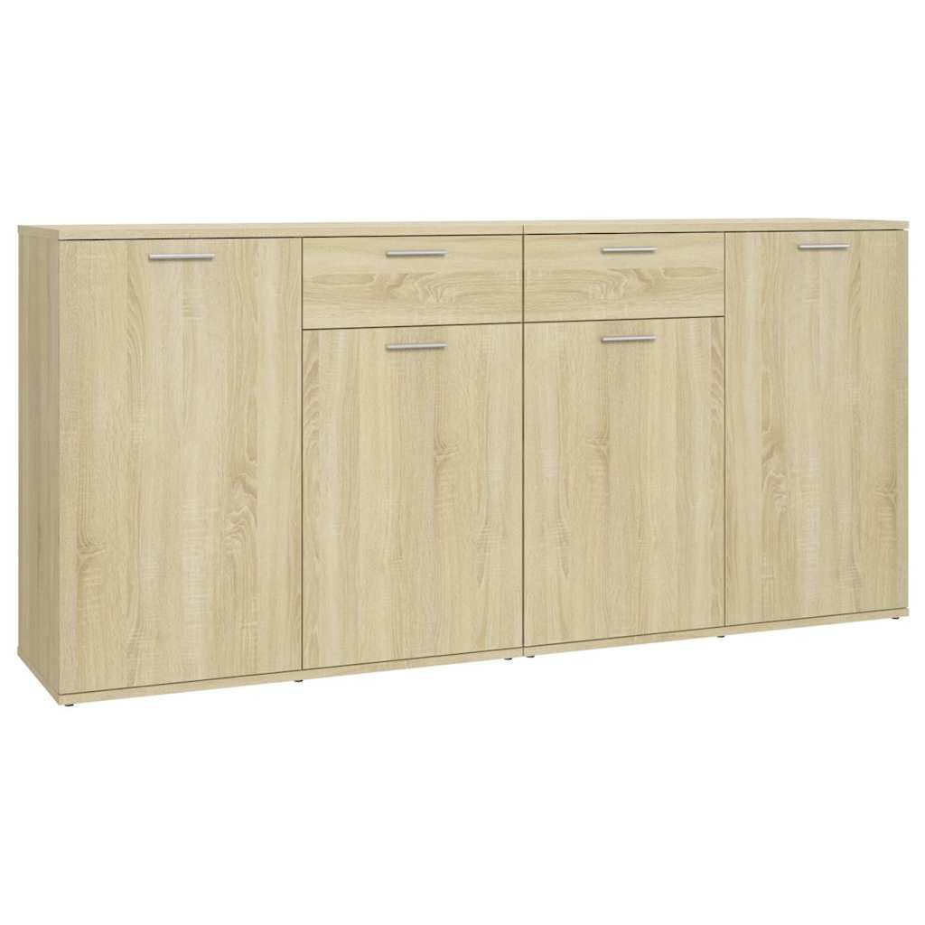 vidaXL Sideboard Oak Sonoma 160x36x75cm Chipboard — image 1
