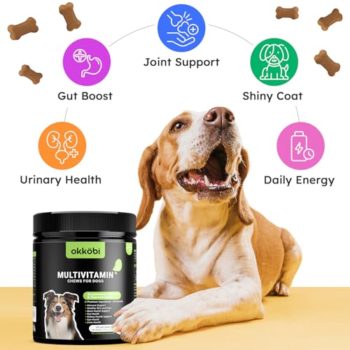 Dog Vitamins, 150 Chews for Immune, Joint and Digestive Support, Chicken - Image 4