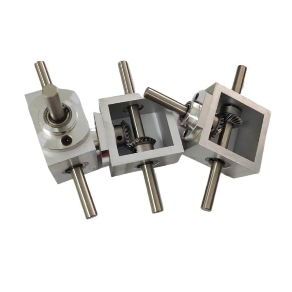 Dispositivo Conmutador tipo T, 1 módulo, 20 dientes, caja de engranajes cónicos espirales, eje de 8 mm, accionamiento en ángulo recto 1 a 1, dispositivo reductor de esquina Dirección