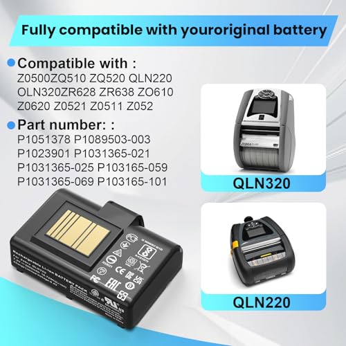 E EGOWAY Replacement Battery for Zebra Printer QLN320 by E EGOWAY - Used condition - Image 3