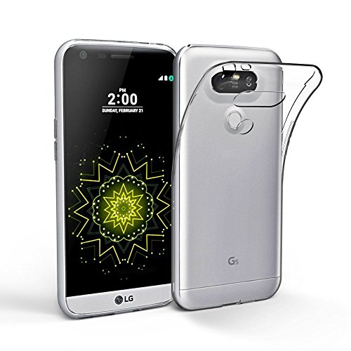 EasyAcc Case for LG G5, Soft TPU Case Crystal Transparent Slim Anti Slip Case Back Protector Cover Shockproof