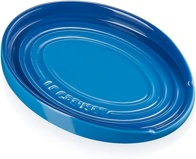 Le Creuset Descanso para Colher Oval Cerâmica Azul Marseille