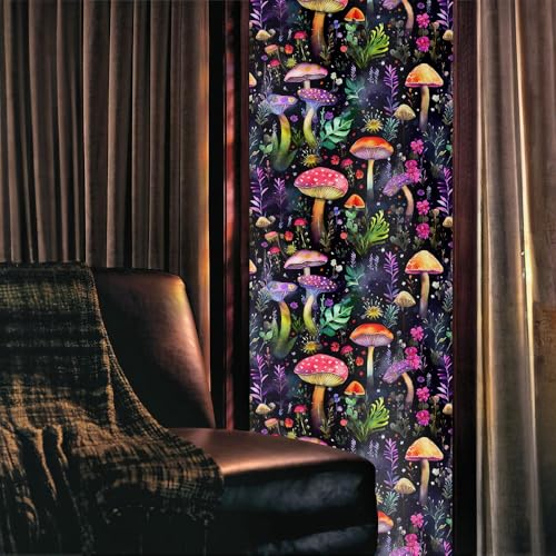 Vinilo decorativo para ventana 40x300cm Negro y morado miniatura 2