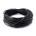 BeadsTreasure 15 Ft of Black Genuine Leather Cord Round 2 mm Diameter.