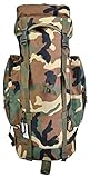 Explorer Tactical Deluxe Gear Camping Hiking Trekking Bag, Woodland Camo, 24 x 18 x 8-Inch
