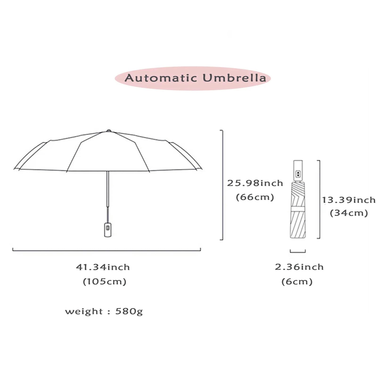 MdybF Parasol unisex w pełni automatyczny parasol składany parasol przeciwsłoneczny parasol przenośny parasol przeciwsłoneczny