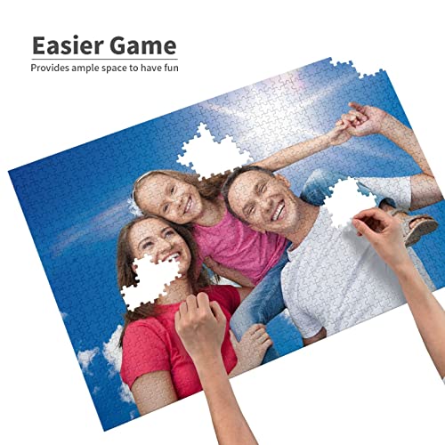 Mvpyes Custom Jigsaw Puzzles From Photos 1000 500 300 Pieces,Personalized Photo Text Wooden Puzzle Customized,Make Your Own Puzzle Gift For Birthday Family.1000Pcs #TOP2