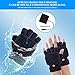 Guantes Unisex con Calefacción USB Temperatura Ajustable Invierno Medio Dedos Más Cálidos...