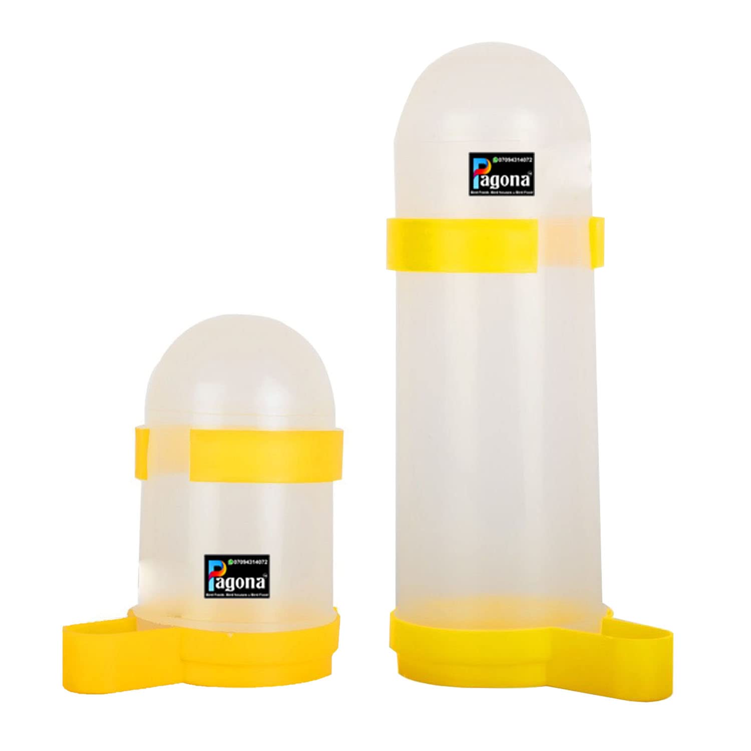 PAGONA - Combo Yellow Color Bird Water and Food Hanging Feeder Suitable for Cage Birds Like Love Birds, Finches, Cockatiel and ext.. (B09K5J3WTG) Amazon Price History, Amazon Price Tracker