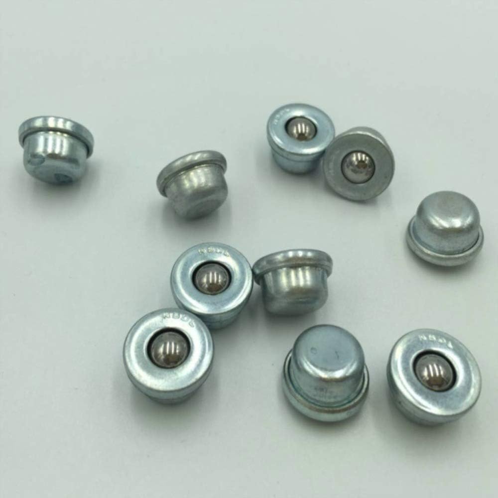 5PCS Dia 8mm Ball Metal Transfer Bearing Unit Conveyor Roller CY-8H