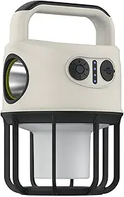 Lampião LED 2 em 1 Recarregável USB | Luminária de Camping e Lanterna Portátil | Ideal para Barraca, Pesca, Trilhas e Emergências