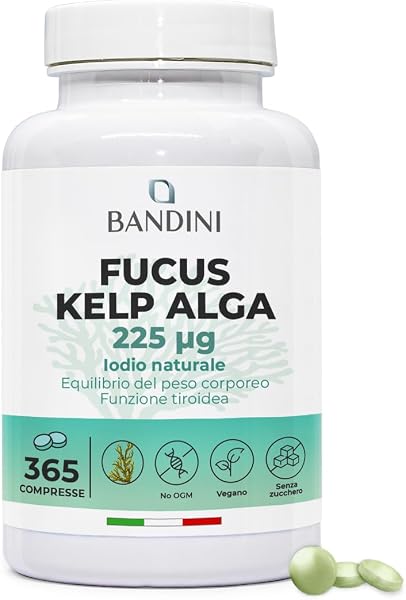 Bandini Fucus Kelp Algae 225mcg 365 Compresse
