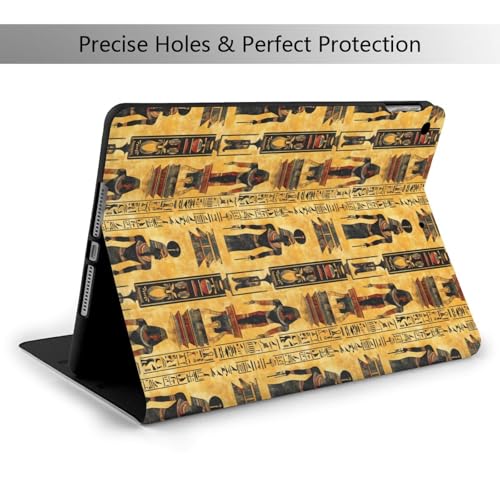 Étui pour iPad 10.2 rétro égypte compatible versions 9e 8e 7e