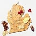 Totally Bamboo Destination Michigan Mitten State Shaped Cutting Board, Charcuterie and Cheese Serving Board – Michigan Gift for Home Décor or Everyday Kitchen Use