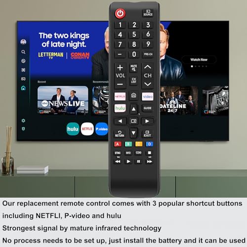 Image of EONCHARM Universal Remote Control for All Samsung TV Compatible with All Samsung LCD LED HDTV 3D Smart TVs Models