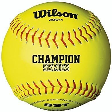 Wilson WTA9011BSST (case) 3 dozen NFHS Polycore Yellow High School Softball