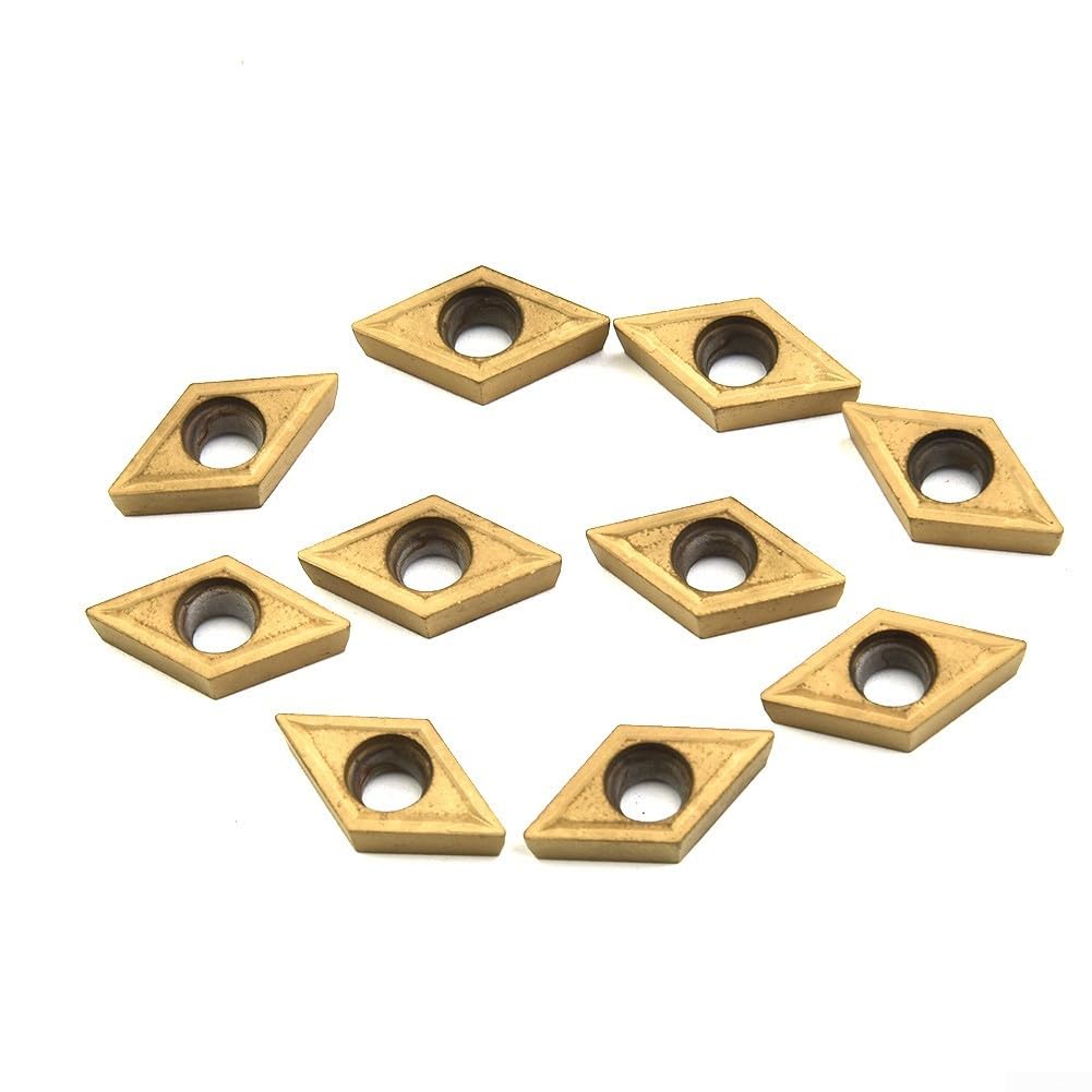 10 x DCMT11T304 HM YBC251 inserti in carburo per tornio