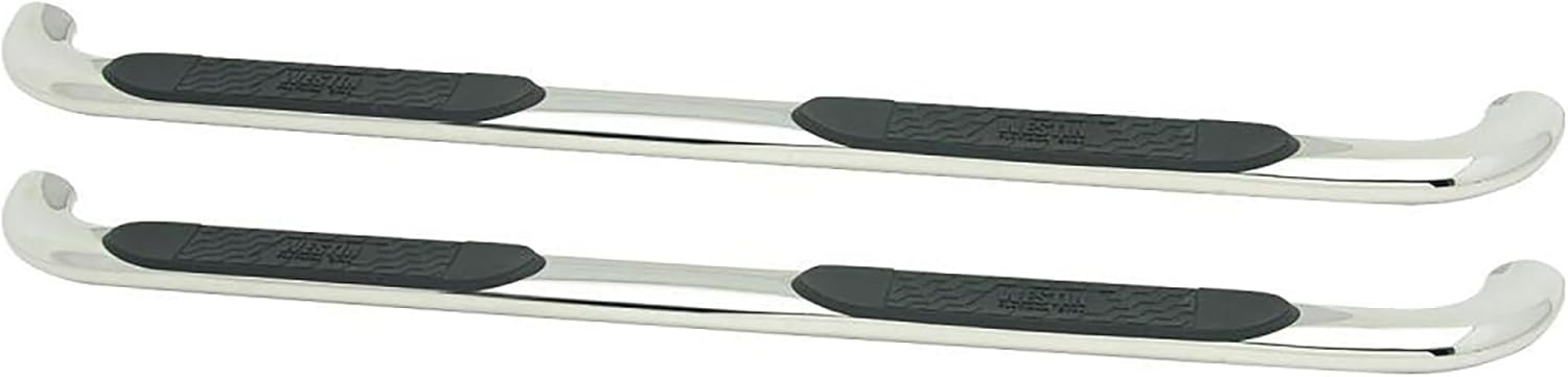 Westin 21-1950 Platinum 4 Oval Nerf Bars fits 1999-2013 Silverado Sierra 1500 2001-2014 Silverado Sierra 2500 3500HD Crew Cab (Exc 2011-2014 HD Diesel) Polished Pair