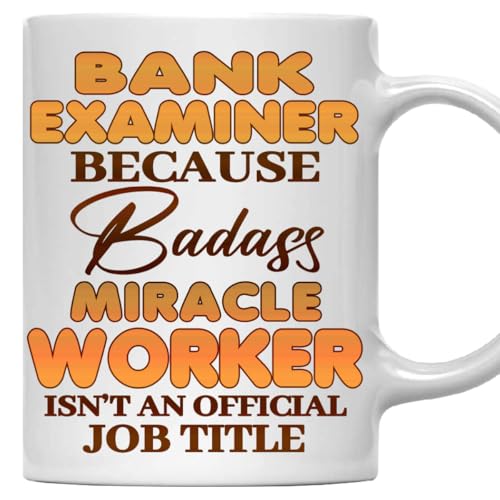 MONIZILUCKY Bank Examiner Mug, Gift For Bank Examiner