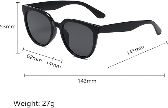 Sunglasses Womens, Polarized Retro Classic Sunglasses for Women,UV400 Protection Round Mens Sun Glasses for Womens