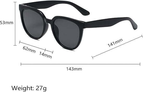 Men'S Sunglasses Polarised - Classic Square Polarized Sunglasses for Women and Men Retro Style Eyewear