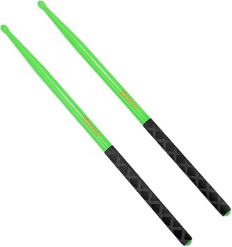 Musfunny Nylon Drum Sticks 5A 1 Pair Plastic Drumstick Non-slip Grip